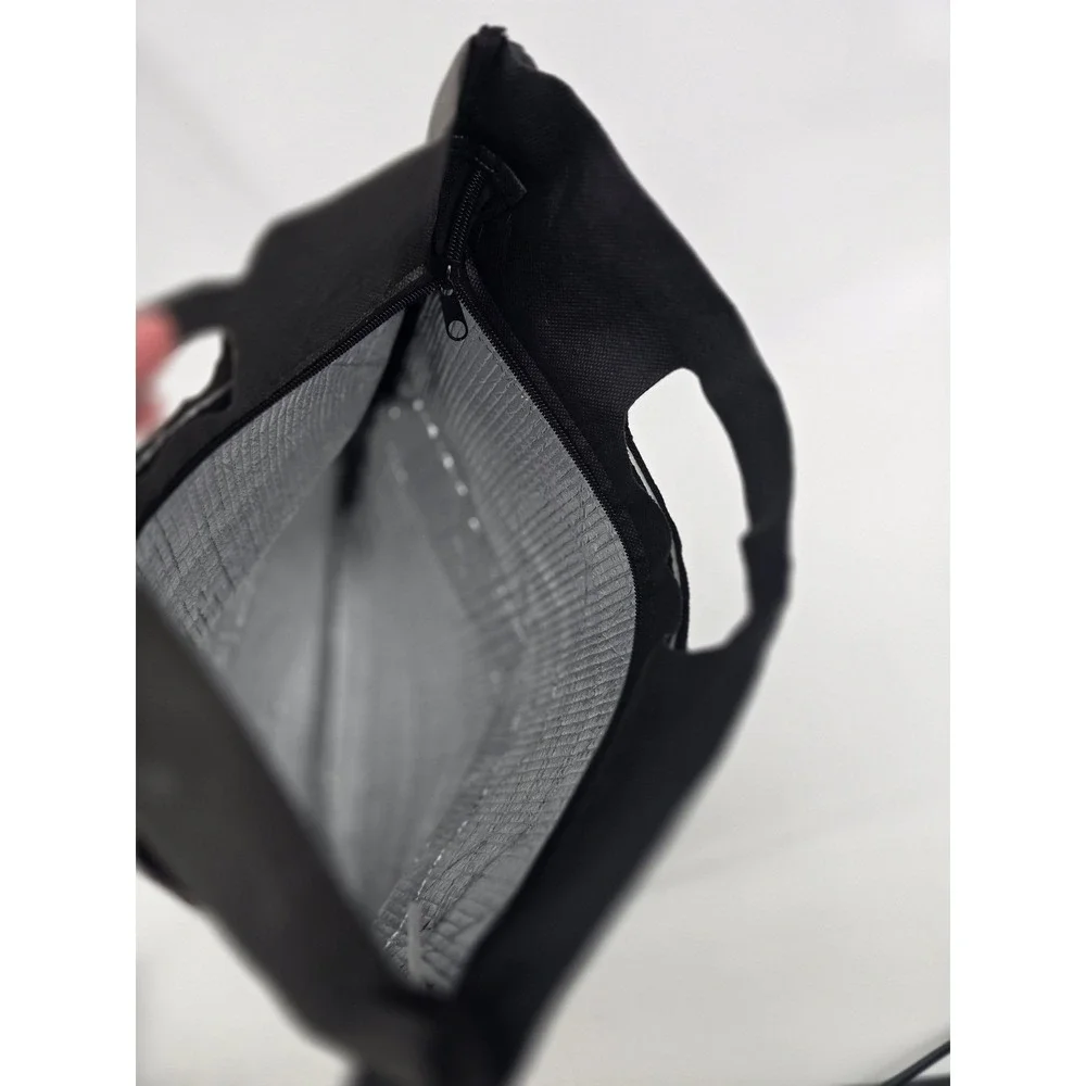 TravisMathew Drawstring Backpack Unisex OS Black Gray Insulated Cooler‎ Bag Logo